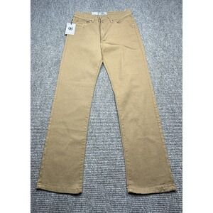 House Of Lords Jeans Mens 31x30.5 Brown Straight Leg Stretch